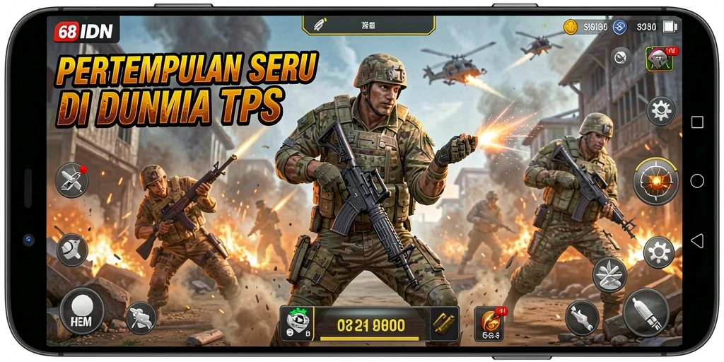 Tangkapan layar gameplay seru di 68IDN menunjukkan aksi pertempuran yang mendebarkan.