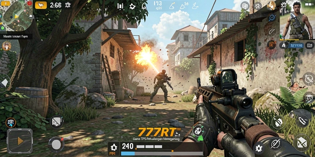 Gameplay seru dan menegangkan dari 777RT di dunia TPS.