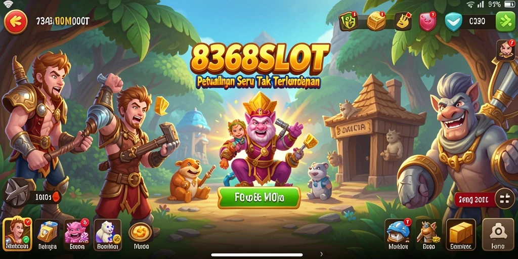 Tampilan gameplay yang seru dari 8368SLOT dengan berbagai tantangan.