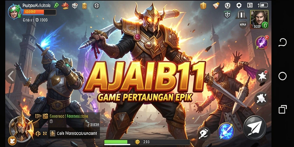 Tampilan mendebarkan dari pertarungan AJAIB11 dengan aksi seru.