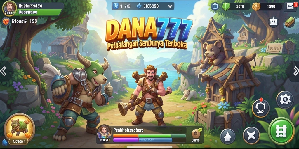 Screenshot gameplay DANA777 menampilkan keindahan dunia terbuka yang luas.