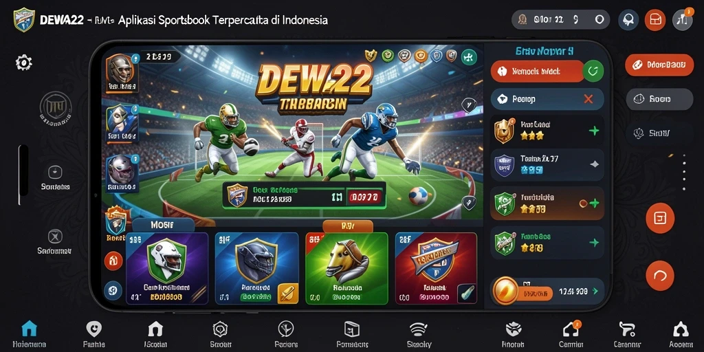 Tampilan menarik dari gameplay <strong>DEWA22</strong> yang penuh aksi taruhan olahraga.