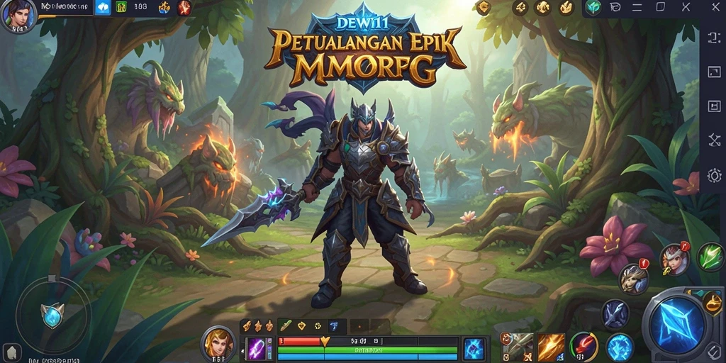 Screenshot gameplay DEWI11 dengan aksi seru dan grafis memukau.