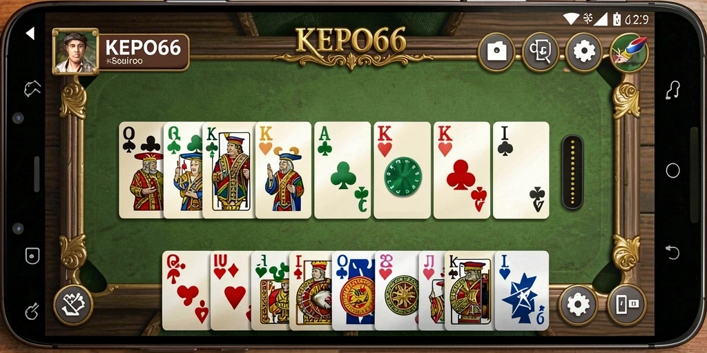 Screenshot utama dari permainan Domino dengan gameplay menarik di KEPO66.