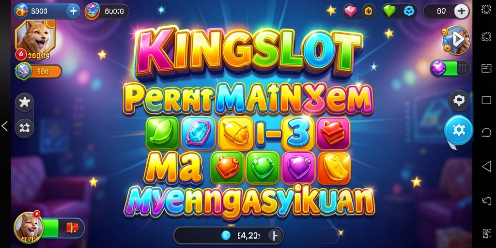 Gameplay menarik KINGSLOT dalam aksi Match-3.
