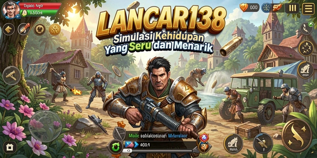 Tangkapan layar gameplay LANCAR138 yang menampilkan interaksi sosial dan aktivitas seru.