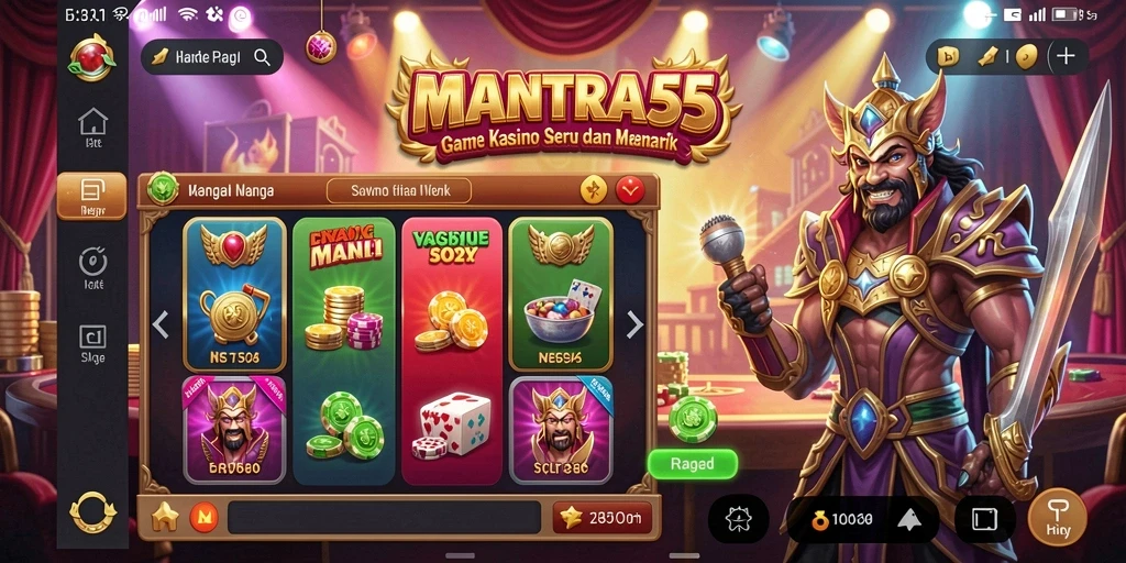 Screenshot gameplay menarik dari MANTRA55 yang menunjukkan momen seru bermain Kasino.