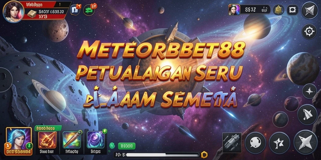 Screenshot gameplay petualangan luar angkasa yang menakjubkan.