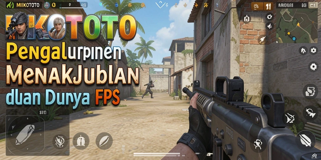 Tampilan gameplay menegangkan dari MIKOTOTO dengan aksi FPS yang seru.