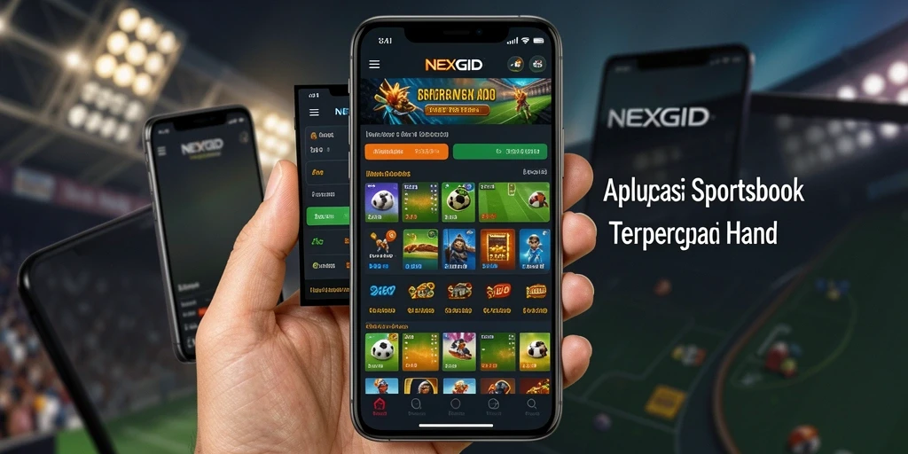 Screenshot gameplay NEXGID yang menampilkan antarmuka taruhan olahraga.