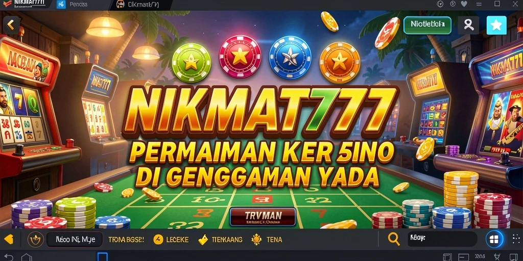 Gameplay menarik di NIKMAT777 dengan suasana Kasino yang realistis.