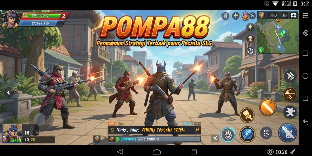 Screenshot gameplay POMPA88 menunjukkan aksi seru dan strategi mendetail.