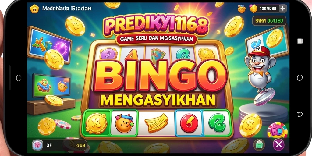 Tampilan gameplay Bingo yang mendebarkan dari PREDIKSI168.