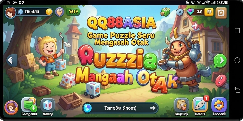 Tampilan gameplay menarik dari QQ88ASIA dengan berbagai puzzle menantang.