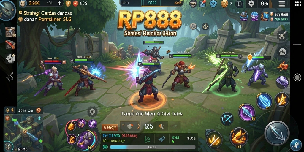 Screenshot RP888 menampilkan aksi gameplay strategi yang mendalam.