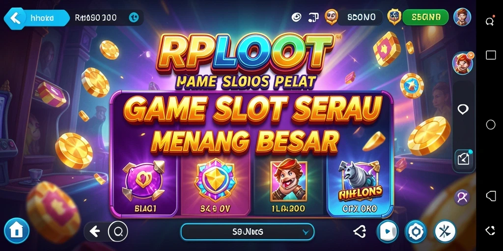 Screenshot RPLOOT menampilkan gameplay slot yang menarik dan penuh warna.