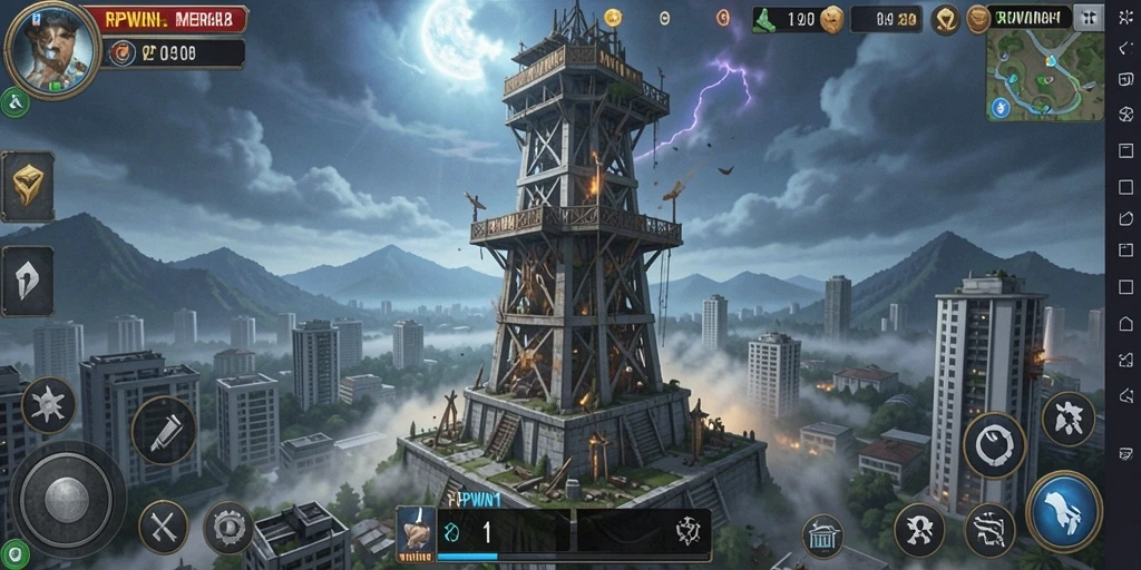 Tampilkan gameplay seru RPWIN1 dengan menara yang beragam dan strategi pertahanan.