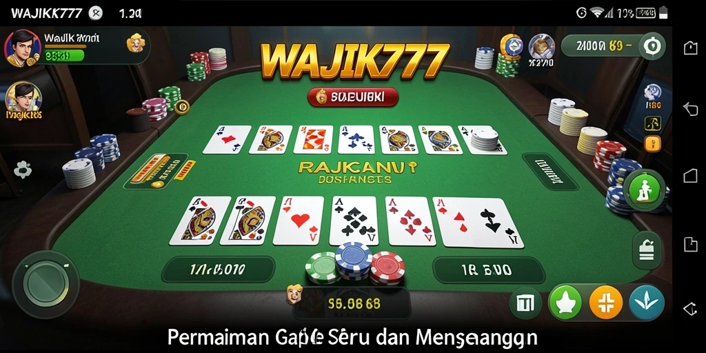 Tampilan gameplay WAJIK777 yang menarik dan interaktif.